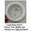 Trim Ring for 6" Recessed Light Can Fixtures (5, White)