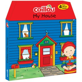 Caillou, My House: 4 chunky board books to learn new words