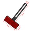 Universal Motorcycle Number Plate Rear Reflector with Holder, E-Approved Number