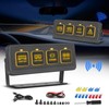 Wireless 4 Gang Switch Panel, Niking Auto Multifunction Offroad LED