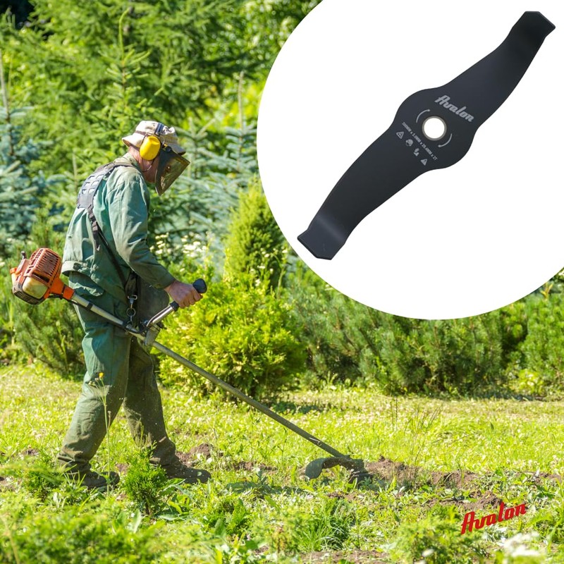 Avalon - 2 Curved Tip Disc for Brushcutter, Blade for