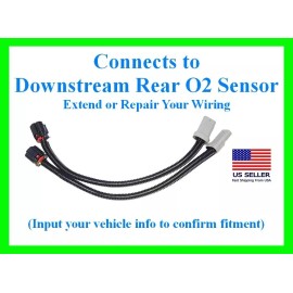 fits Jeep Downstream Rear Oxygen Sensor Connector Plug Harness Pigtail Wiring O2
