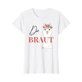 Women's Bride to be Lama Alpaca Alpaca JGA Engagement Gift T-Shirt