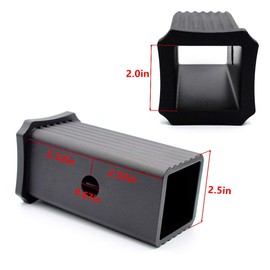 2-1/2" to 2" Trailer Hitch Receiver Adapter Reducer for 2.5 Inches to 2 Inches Square Receiver Hitch Billet Aluminum