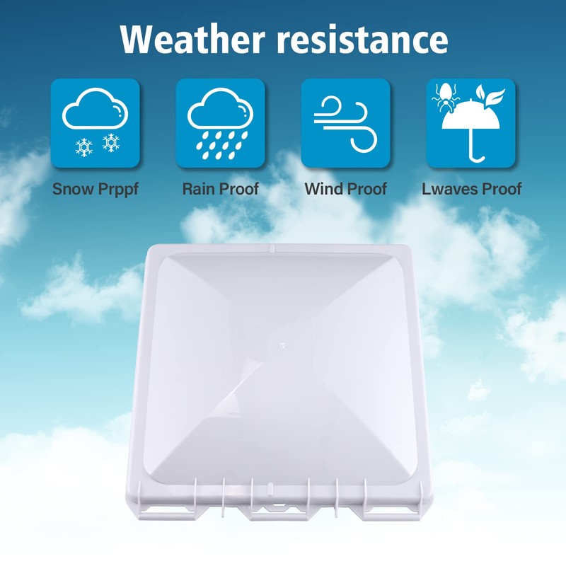 HOMEE Rv Roof Vent Cover Replacement 13 x13 inch Universal