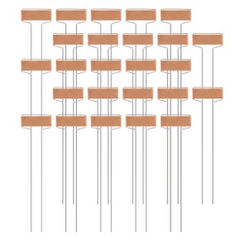 25-pcs Weatherproof Plant Markers Labels for Seedlings Vegetables Herbs Flowers Planters & Pots Ideal for Greenhouses Nurseries Botanical & Community Gardens Outdoor Gardening & Landscaping