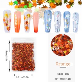 Lifextol 7Pack 70g Weed Leaf Chunky Nail Glitter Sequins Flakes Holographic Maple Leaves for Epoxy Resin Crafts Arts Festival Makeup Body Painting Acrylic Nail Designs(7PC Maple Leaf)