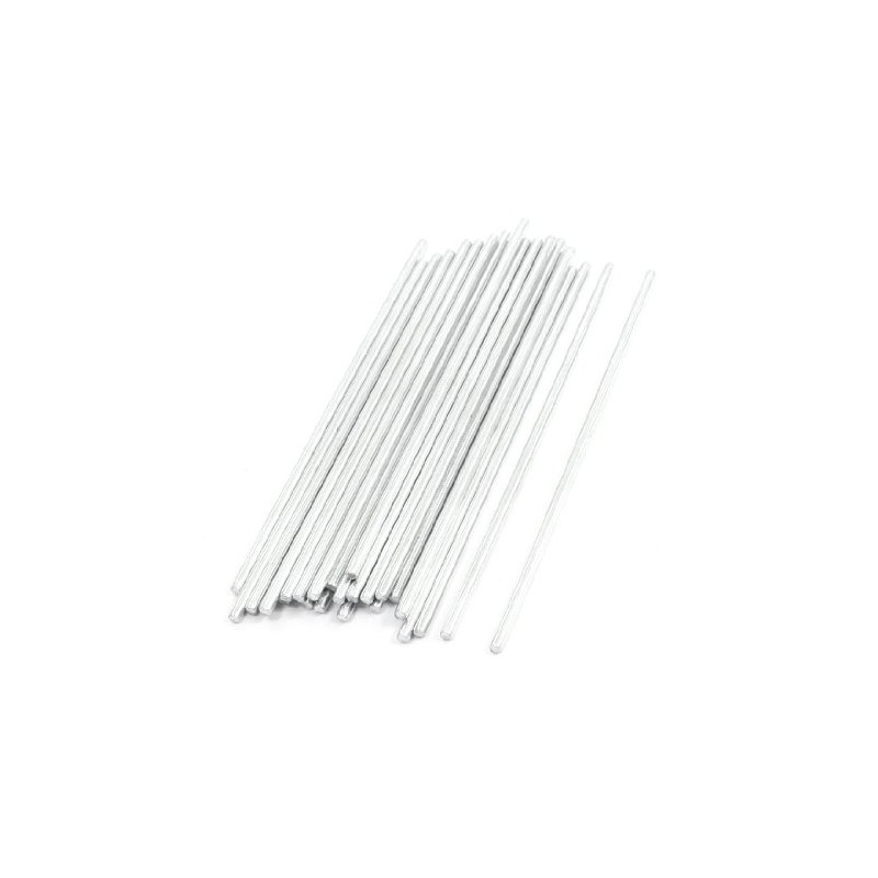 Sourcingmap 30Pcs 80mm x 2mm Iron Round Rod Bar for