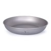 Boundless Voyage Ti15137B Titanium Plates, Round Plates, Dishes, Dishes, Unbreakable,