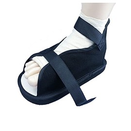 IPENNY 1 Piece Post Op Shoe Medical Open Toe Plaster Cast Orthopedic Sandal Adjustable Foot or Toe Postoperative Recovery Shoe Surgery Rehabilitation Foot Support, Fits Both Left and Right Foot