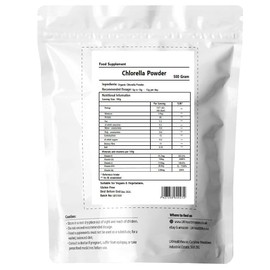 Premium Chlorella Powder, Rich in Vitamins, High Proteins, Green Superfood, Chlorophyll, Minerals, Amino Acids, No preservatives or fillers, Fatty Acids and Fiber (500g)