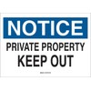 Brady 69446 Premium Fiberglass Admittance Sign, 10" X 14", Legend