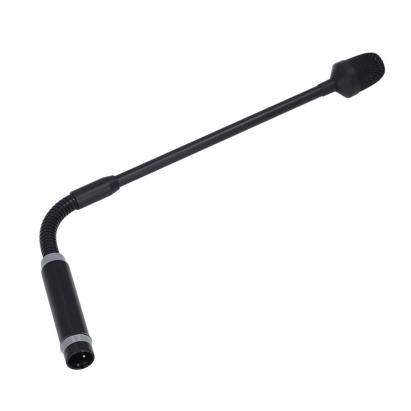 Dynamic Gooseneck Microphone 3 Pin XLR Male Adjustable Hose Professional