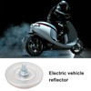 LT Easiyl 2PCS Electric Vehicle Red Round Reflectors Diameter 41mm