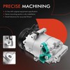 A-Premium Air Conditioner AC Compressor with Clutch Compatible with Hyundai