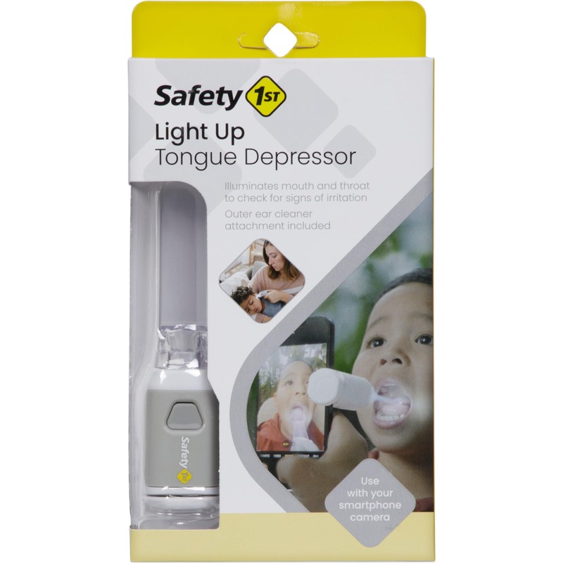Safety 1st Safety 1st Light Up Tongue Depressor, Illuminates Mouth
