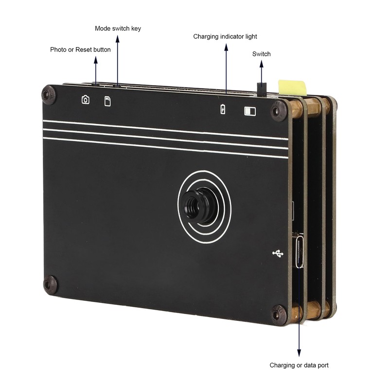 Thermal Imager DIY Rechargeable Infrared Imaging Camera MLX90640 for Electronic