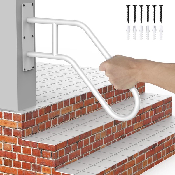 Handrail,Handrails for Outdoor Steps,Handrails for Indoor Stairs,Wall Mount Handrail,Handrail for