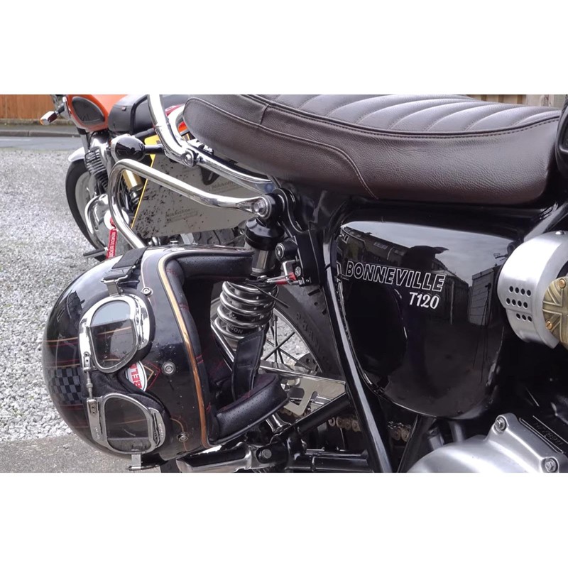 Motone Helmet Lock, Left and Right Common T100/T120, SpeedTwin900, Scrambler900,