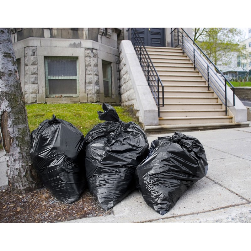 95-96 Gallon Trash Bags Heavy Duty (25 Bags w/Ties Value