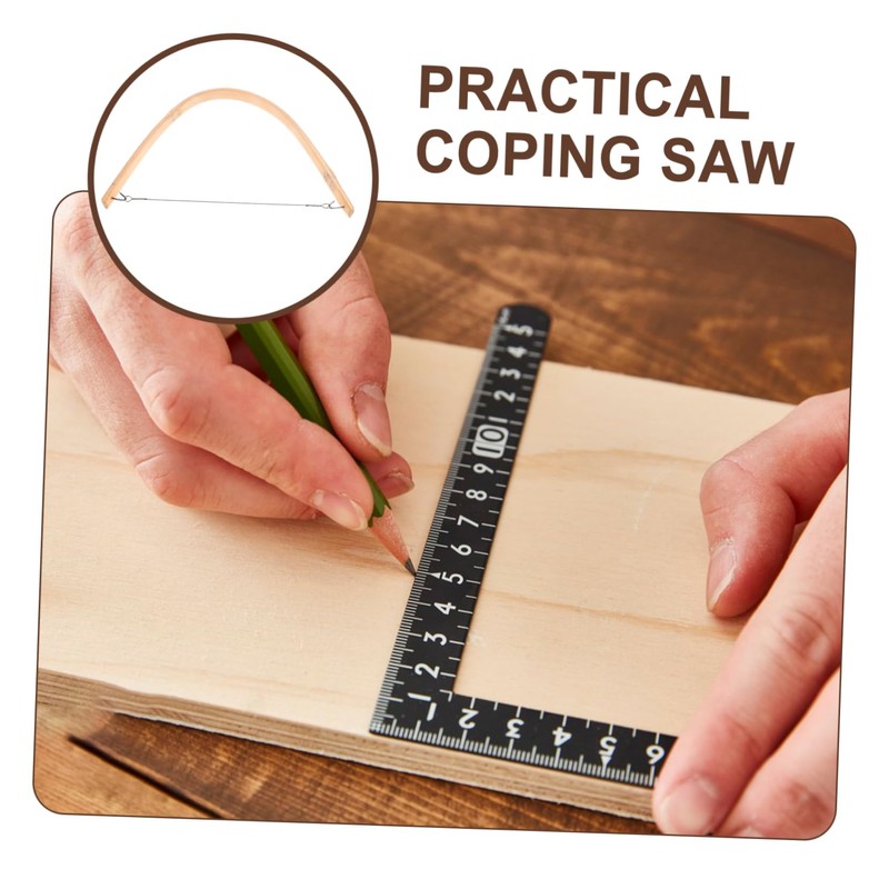 COHEALI Coping Saw Bow Design for Woodworking Durable Hand Saw