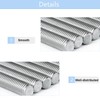 TOP-VIGOR 10Pcs M6 x 120mm Fully Threaded Rod, 304 Stainless