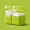 ZOKU Set of 2 Silicone Ice Molds, Deco - Large
