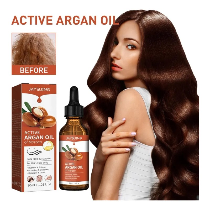M1h Aceite De Argán For El Cabello, El Rostro Y