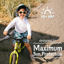 Jan & Jul Toddler Boy Beach Swim Trunks (3T, Wave Rider)