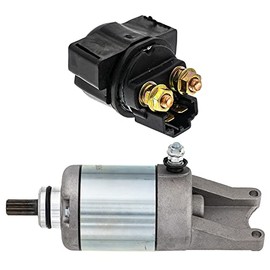 NICHE Starter Motor Solenoid Kit For Kawasaki Prairie 360 KVF360 21163-1328 27010-0766 ATV