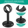 Anndason Curtain Rod Ceiling-Mount Bracket Curtain Rod Brackets Curtain Rod