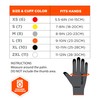 Ergodyne ProFlex 7000 Nitrile Coated Work Gloves, Foam Nitrile Palms