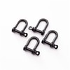 10PCS Paracord Clasp Bracelet Clasp D-Shape Paracord Shackles for Outdoor