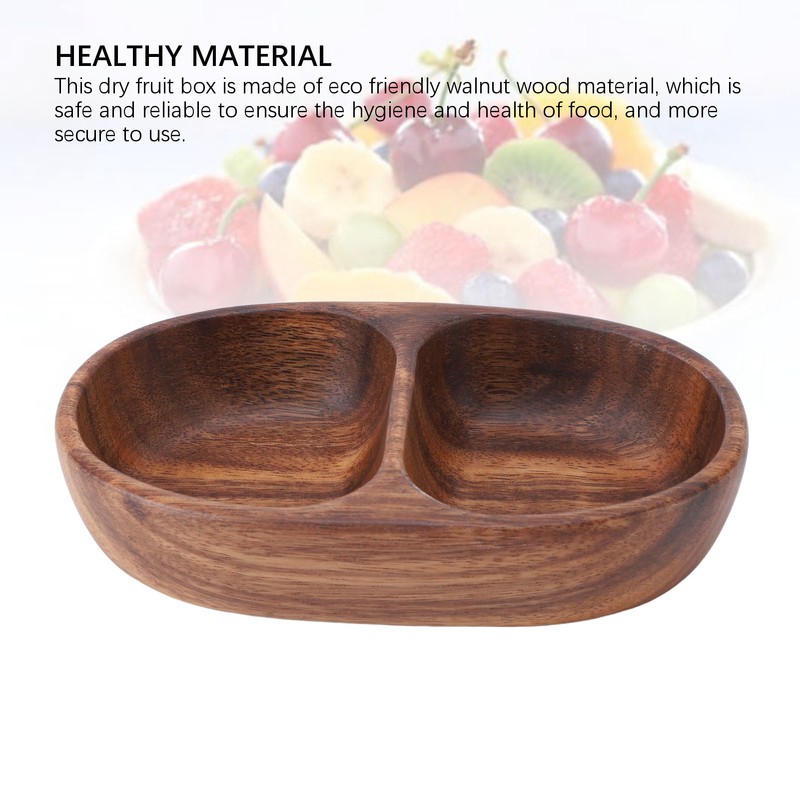 Dry Fruit Box Walnut Wood Large Capacity Multifunctional Dry Fruit