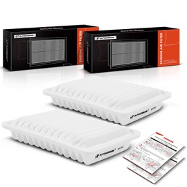 A-Premium 2-PC Engine Air Filter Compatible with Toyota, Pontiac & Scion Models - Corolla 2009-2019, Matrix 2009-2014, Yaris 2006-2018, Vibe 2009-2010, iM 2016, xD 2008-2014