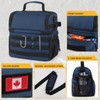 2 Compartment Lunch Bag for Men Adult, Tactical Lunch Box