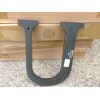 Ballard Designs Monogram Alphabet Letter Plaque Small U Bronze Wooden