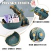 aboxoo Hippo Statue,Large Hippopotamus Figurine Home Sculpture with Resin, Hippo