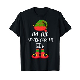 I'm The Adventurous Elf Christmas Holiday Elf Squad Xmas T-Shirt