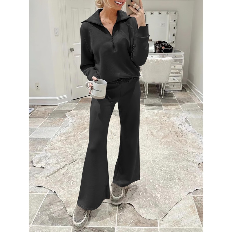 ANRABESS Women 2 Piece Outfits 2025 Fall Fashion Airport Wide