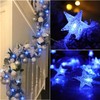 Minetom Blue Star String Lights Plug in - 33 ft