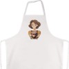 Azeeda 'Barista And A Coffee Cup' Unisex Cooking Apron (AP00064743)