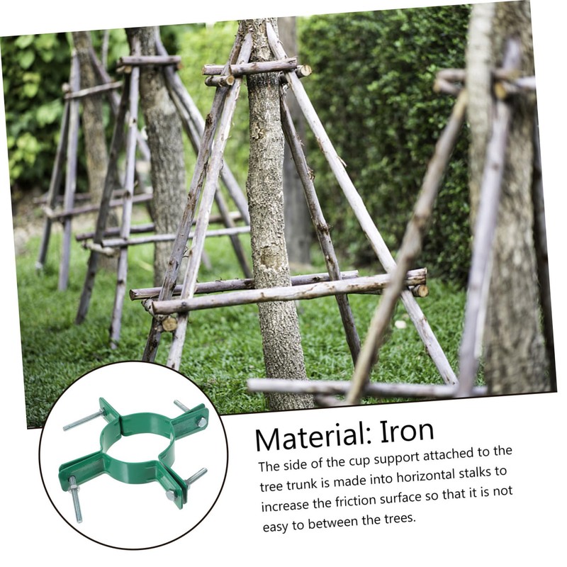 Totority Tree Fixing Tool Metal Iron Support Holder for Trees