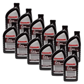 12PK Genuine OEM 15W50 Motor Oil Quart 4-Cycle K-Tech 99969-6501