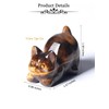 JSDDE Tiger Eye Crystal Cat Figurine for Cat Lovers Cute