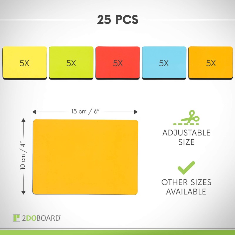 Magnetic Notes or Magnetic Sticky Notes 6 x 4 Inch