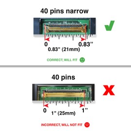 LCDBros Replacement Screen for MSI Delta 15 A5EFK-001 40 Pins FHD 1920x1080 Matte LCD LED Display with Tools & Tape