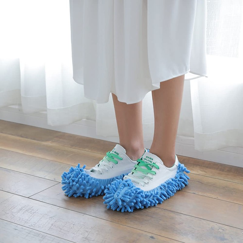 YFFSFDC Mop Slippers, Room Shoes, Floor Mop, Cleaning Slippers, Cleaning