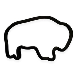 Buffalo Cookie Cutter with Easy to Push Design, for Baby Showers, Work Events, and Birthday Celebrations (4 inch)