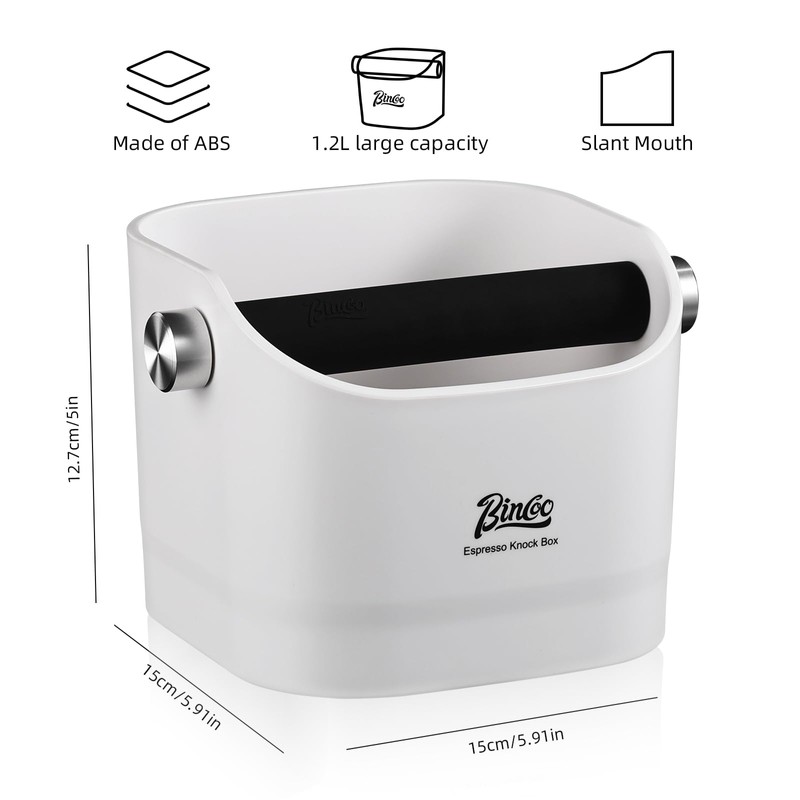 Espresso Knock Box - Bincoo Espresso Machine Knock Box/Espresso Grounds